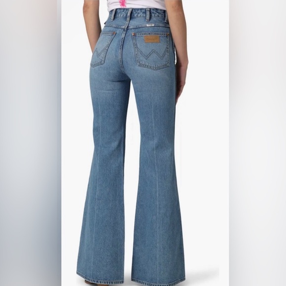 Free people X Wrangler flare jeans - Picture 2 of 7